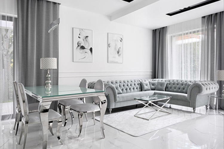 grey curtains Dubai