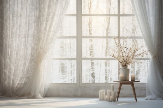 lace curtains Dubai