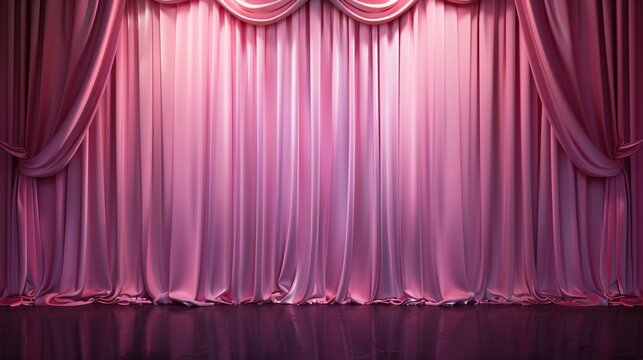 pink curtains Dubai