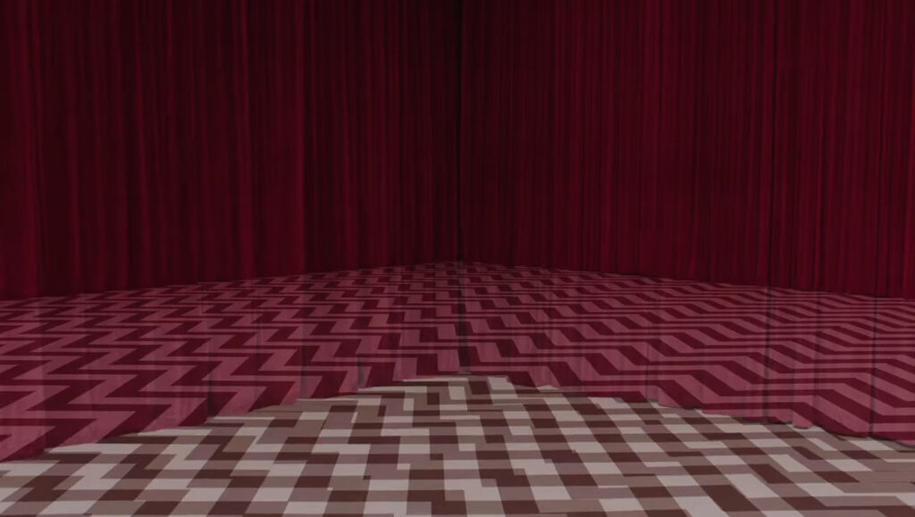red curtains dubai