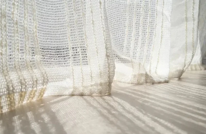 Chiffon curtains