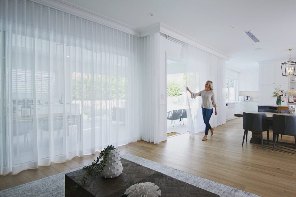 sliding curtains Dubai