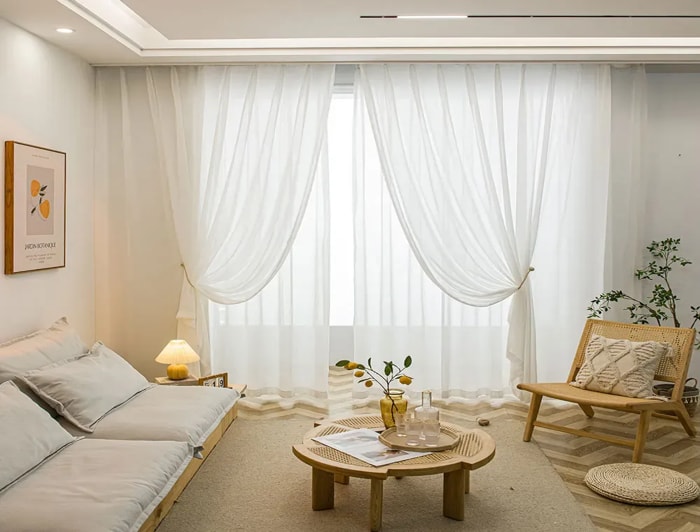 Chiffon curtains Dubai