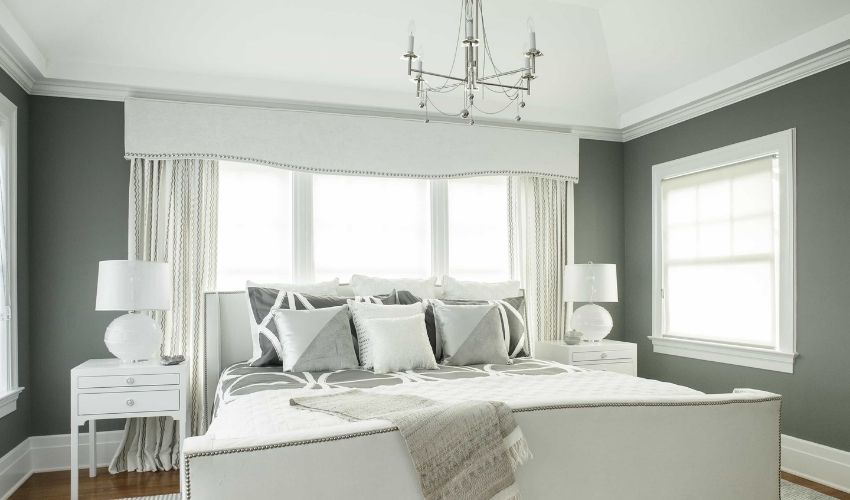 grey curtains Dubai