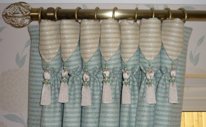 goblet pleat curtains in Dubai