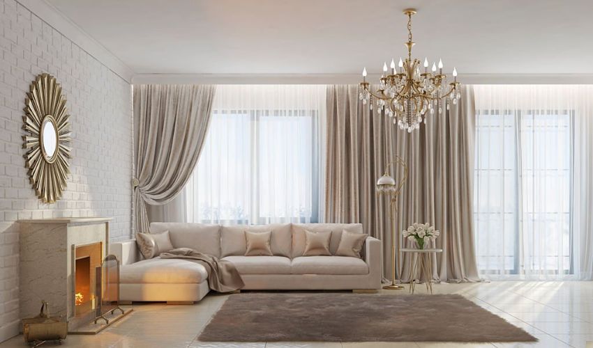 Velvet curtains Dubai
