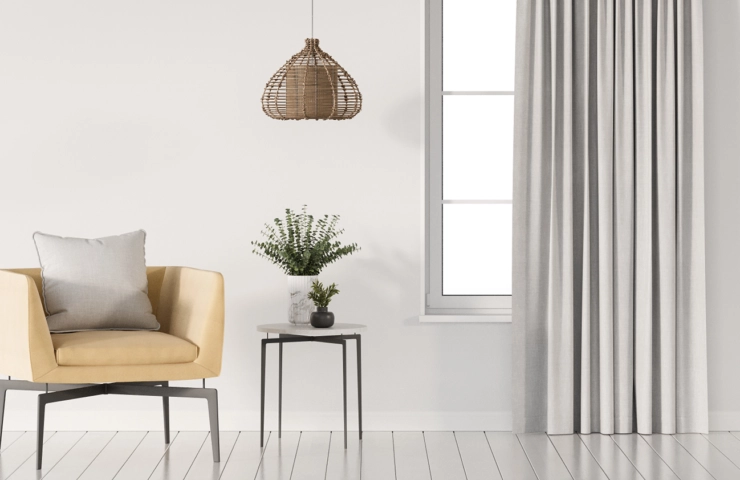 grey curtains Dubai
