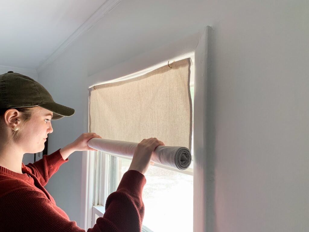 roll up curtains