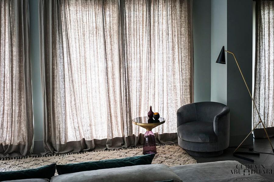 Linen curtains Dubai