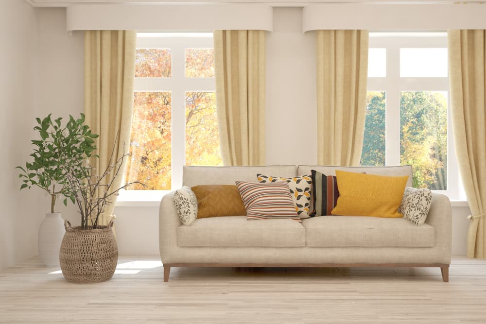Linen curtains Dubai