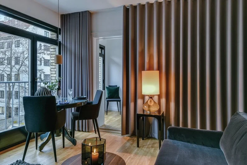 wave curtains Dubai