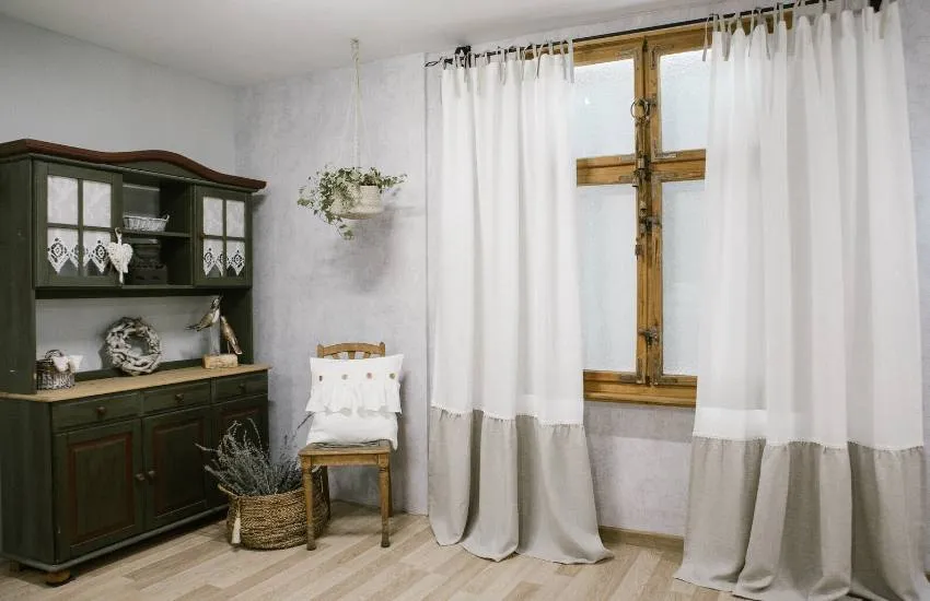 Linen curtains Dubai