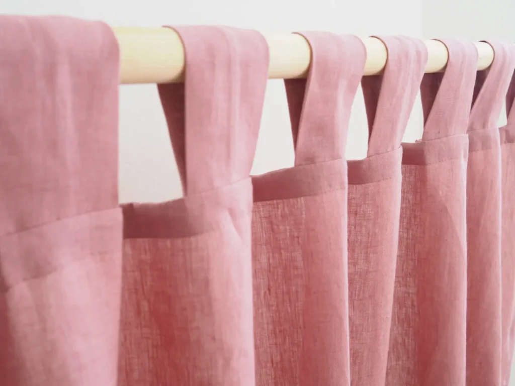 pink curtains Dubai