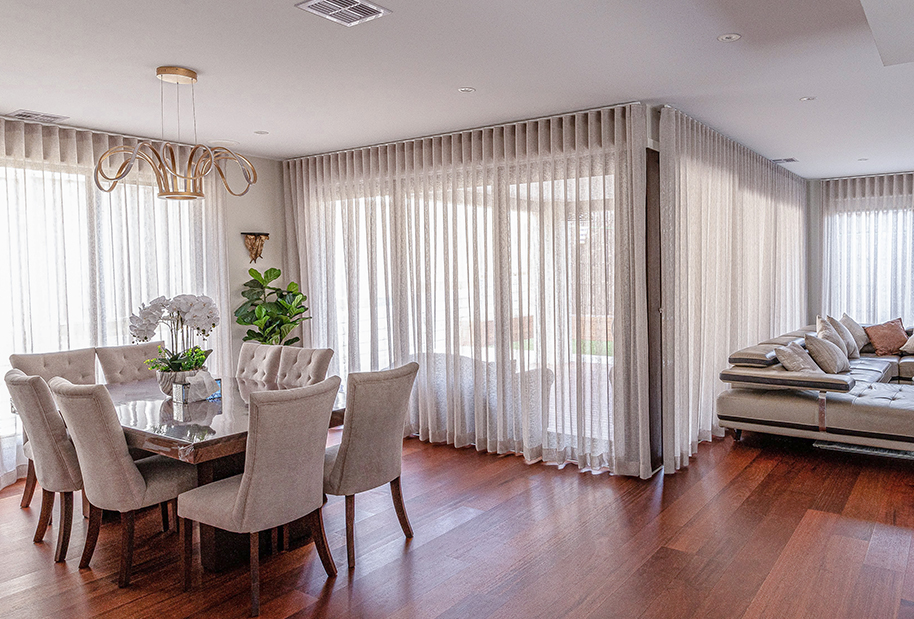 sheer curtains in Dubai