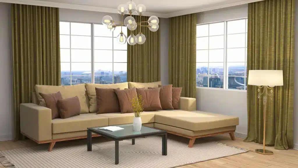 Velvet curtains Dubai