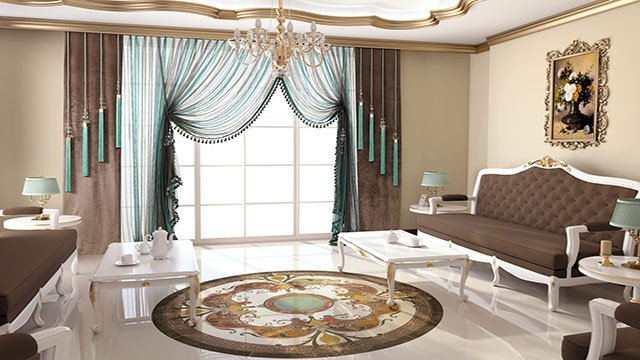 Chiffon curtains Dubai