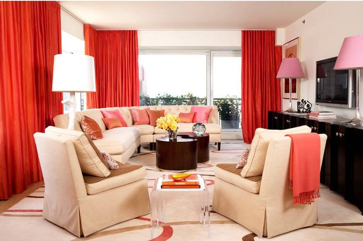 red curtains dubai