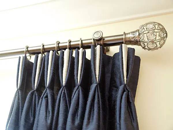 goblet pleat curtains in Dubai