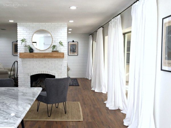 White Curtains Dubai