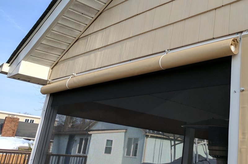 roll up curtains