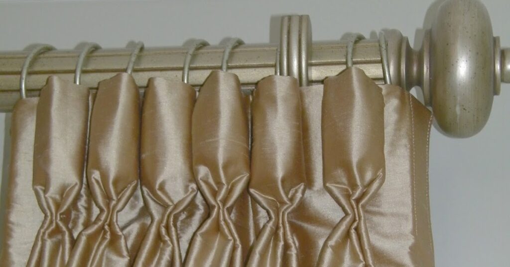 goblet pleat curtains in Dubai