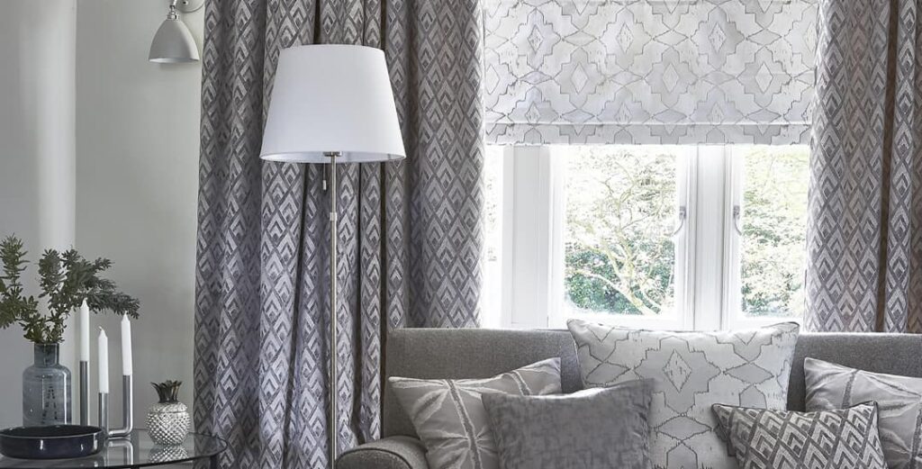 grey curtains Dubai