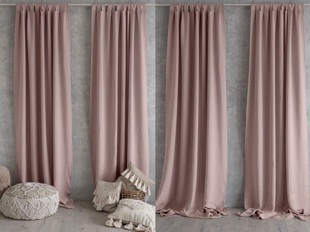 Linen curtains Dubai
