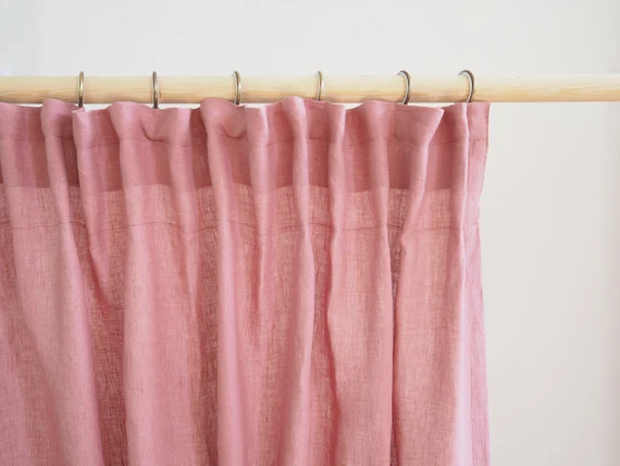 pink curtains Dubai