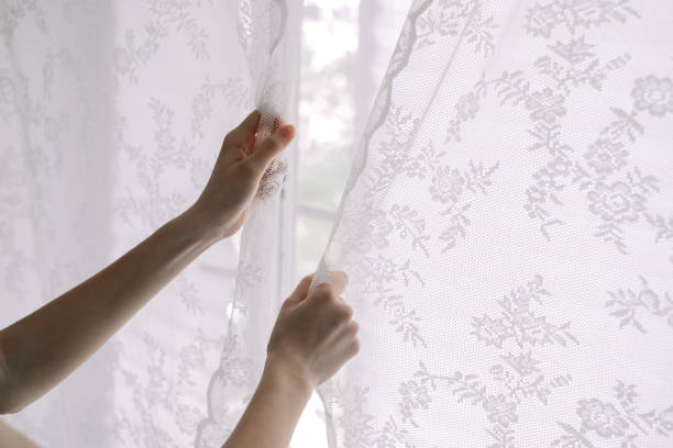 lace curtains Dubai