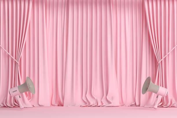 pink curtains Dubai