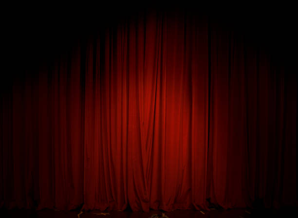 red curtains dubai