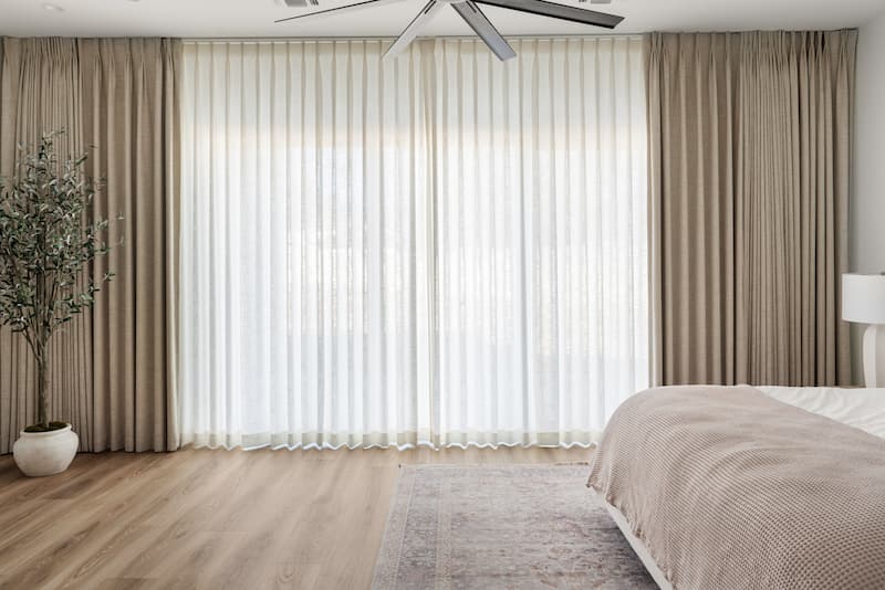 sheer curtains in Dubai