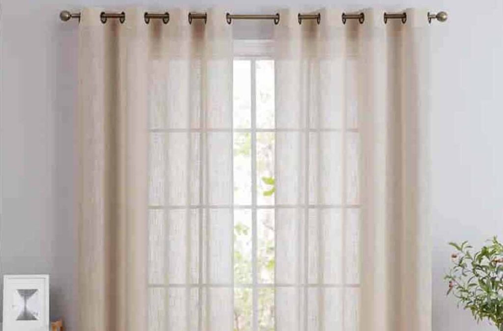 Linen curtains Dubai