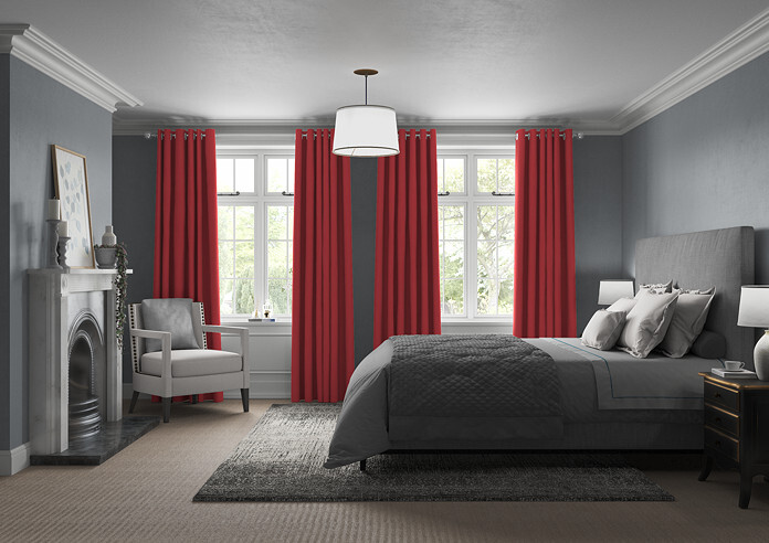 red curtains dubai