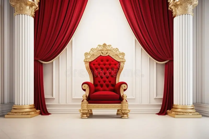 red curtains dubai