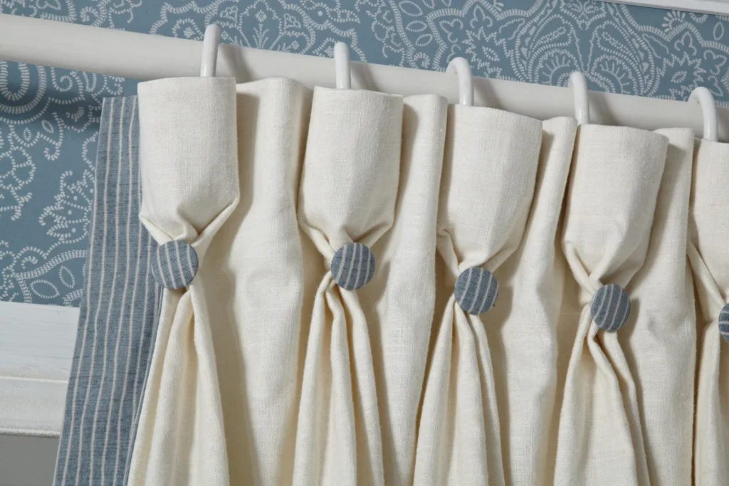 goblet pleat curtains in Dubai