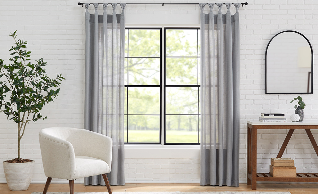 grey curtains Dubai