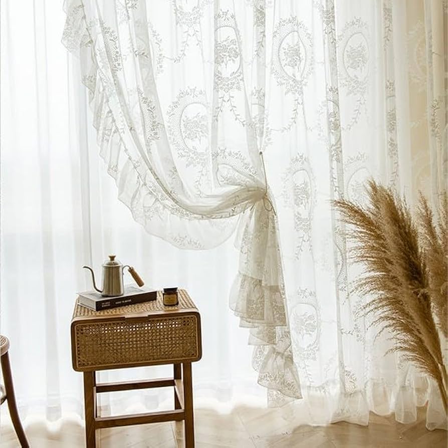 Lace curtains