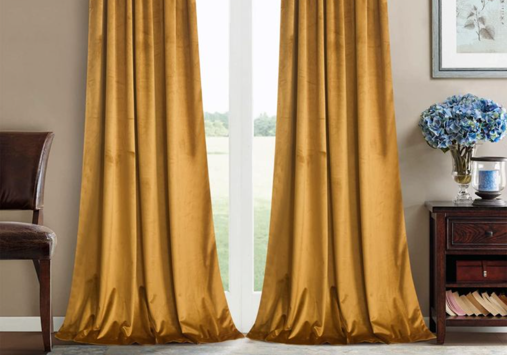 Gold Curtains
