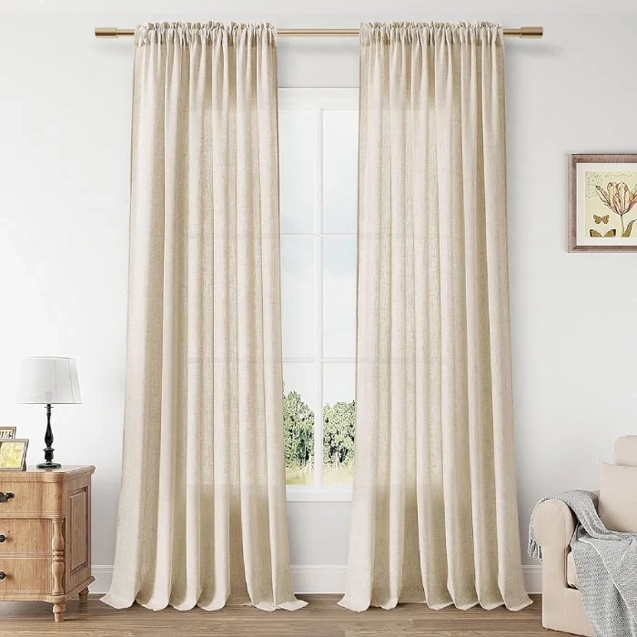 Linen curtains Dubai