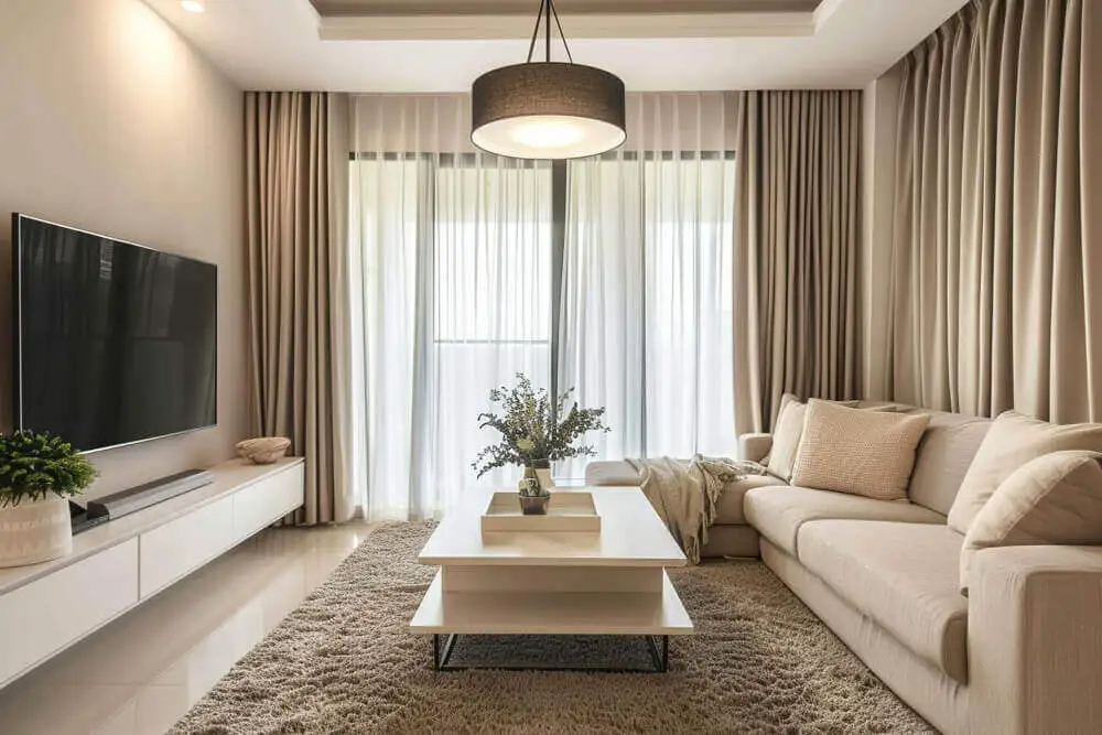 Living Room Curtains Dubai