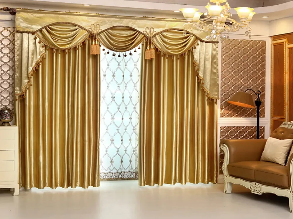 Gold Curtains Dubai