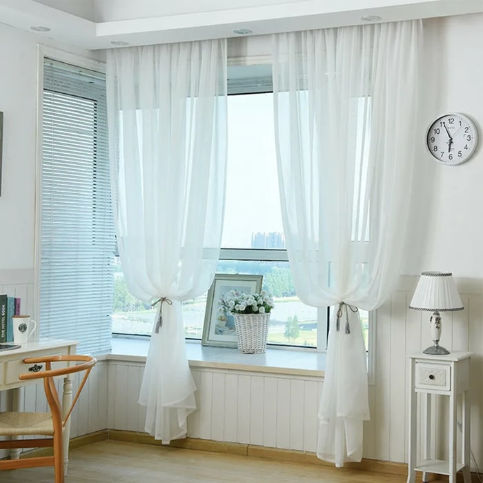 White Curtains In Dubai